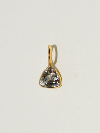 Climb High Zultanite Trillion Cut Charm in Yellow 14k Gold