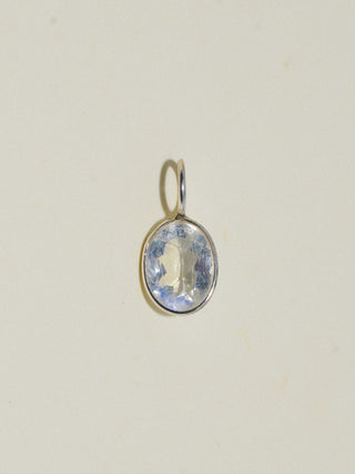Swooning Moonstone Oval Cut Charm in Sterling Silver