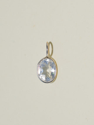 Swooning Moonstone Oval Cut Charm in Sterling Silver