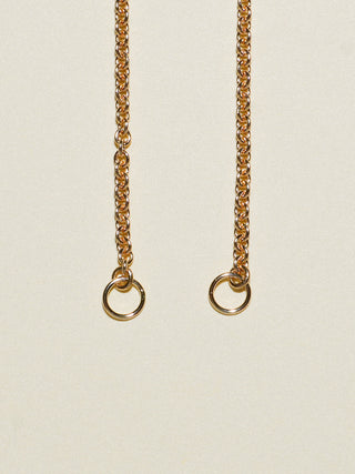 Open Ended Tildy Necklace in Yellow 14k Gold