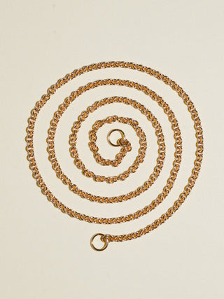 Open Ended Tildy Necklace in Yellow 14k Gold