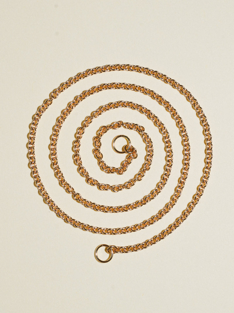 Open Ended Tildy Necklace in Yellow 14k Gold