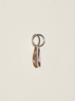 Lovesick Pink Tourmaline Teardrop Cut Charm in Sterling Silver
