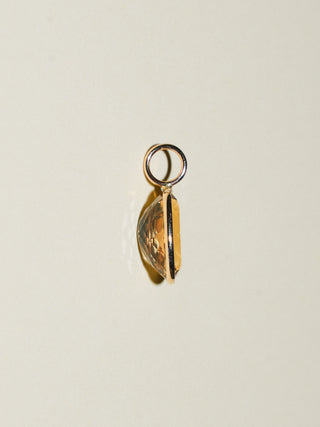 Gimmie That Golden Beryl Oval Cut Charm in Yellow 14k Gold