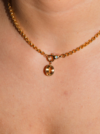 Gimmie That Golden Beryl Oval Cut Charm in Yellow 14k Gold