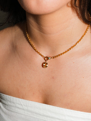 Gimmie That Golden Beryl Oval Cut Charm in Yellow 14k Gold