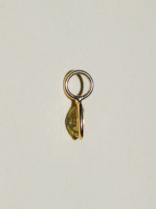 Tarte Yellow Sapphire Teardrop Cut Charm in Yellow 14k Gold