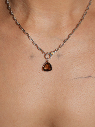 Thrillionare Imperial Topaz Trillion Cut Charm in Sterling Silver
