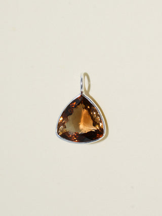 Thrillionare Imperial Topaz Trillion Cut Charm in Sterling Silver