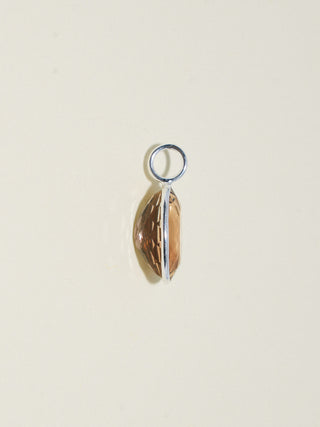 Love In The Digital Age Imperial Topaz Oval Cut Charm in Sterling Silver