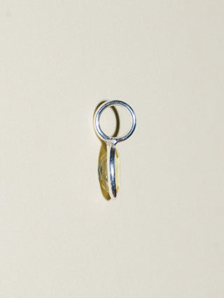 lil' squeeze Lemon Quartz Oval Cut Charm in Sterling Silver
