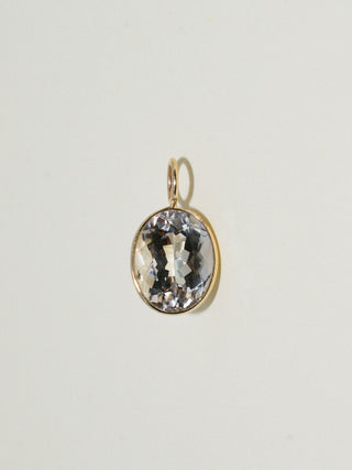 Icing on the Cake Imperial Topaz Oval Cut Charm in Yellow 14k Gold