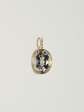 Icing on the Cake Imperial Topaz Oval Cut Charm in Yellow 14k Gold