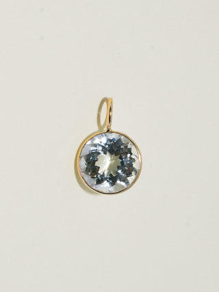 Pavola Imperial Topaz Oval Cut Charm in Yellow 14k Gold
