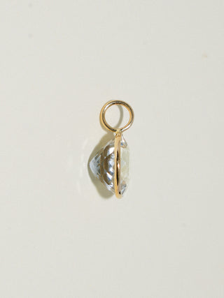 Pavola Imperial Topaz Oval Cut Charm in Yellow 14k Gold