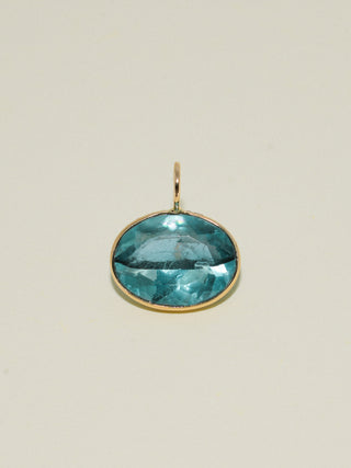 Cruising for a Fluorite East West Oval Cut Charm in Yellow 14k Gold