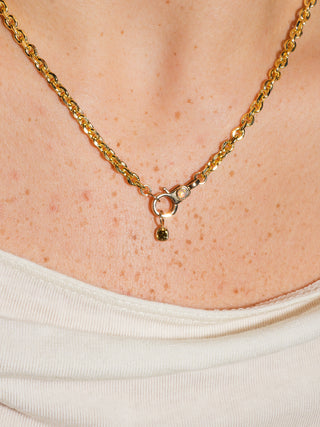 Golden Egg Yellow Diamond Cushion Cut Charm in Yellow 14k Gold