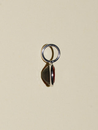buy me a cosmo Pink Tourmline Oval Cut Charm in White 14k Gold