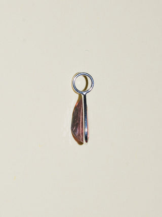 Pink Lemonade Pink Tourmaline Teardrop Cut Charm in Sterling Silver