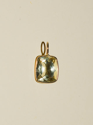 Savvy B Heliodor Can Cut Charm in Yellow 14k Gold