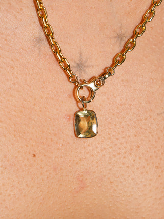 Savvy B Heliodor Can Cut Charm in Yellow 14k Gold