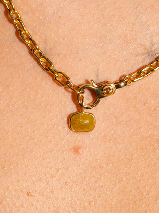 Yellow Sea Yellow Diamond Rose Can Cut Charm in Yellow 14k Gold