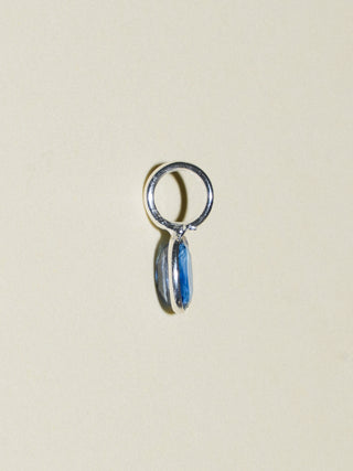 Out 'til Dawn Kyanite Oval Cut Charm in Sterling Silver