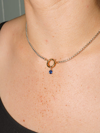 Out 'til Dawn Kyanite Oval Cut Charm in Sterling Silver