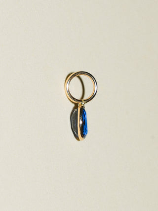 Up 'til Noon Kyanite Oval Cut Charm in Yellow 14k Gold