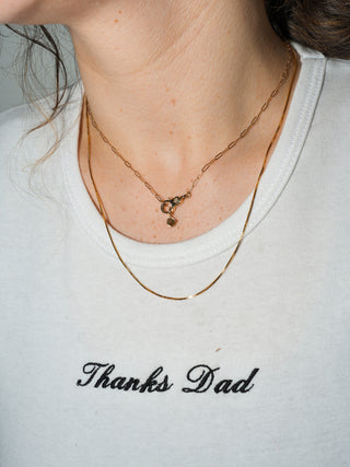 Itsy Bitsy Lab Grown Diamond Hexagon Cut Charm in Yellow 14k Gold