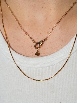 Itsy Bitsy Lab Grown Diamond Hexagon Cut Charm in Yellow 14k Gold