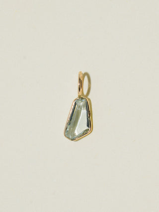Playscape Aquamarine Special Cut Charm in Yellow 14k Gold