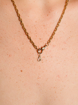 Playscape Aquamarine Special Cut Charm in Yellow 14k Gold