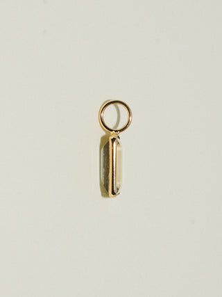 Billy Zultanite Emerald Cut Charm in Yellow 14k Gold