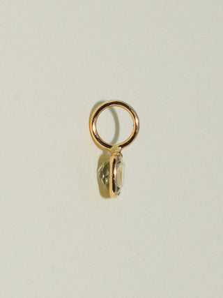 Kushion Zultanite Cushion Cut Charm in Yellow 14k Gold