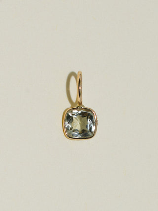 Kushion Zultanite Cushion Cut Charm in Yellow 14k Gold