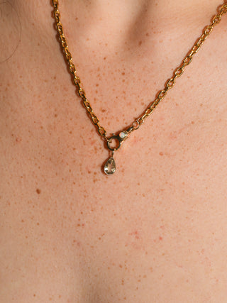 Gimmie Zultantie Teardrop Cut Charm in Yellow 14k Gold