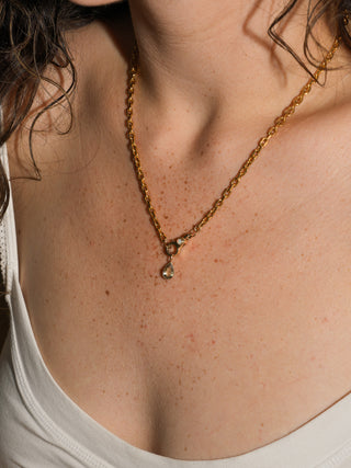 Gimmie Zultantie Teardrop Cut Charm in Yellow 14k Gold