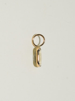 Hobbit Zultanite Cushion Cut Charm in Yellow 14k Gold