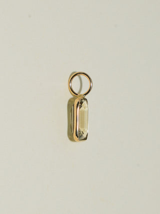 plntluvr Zultanite Emerald Cut Charm in Yellow 14k Gold