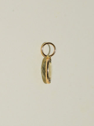 Sagey Zultanite Oval Cut Charm in Yellow 14k Gold