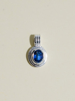 Seastar Kyanite Triple Oval Cut Charm in Sterling Silver