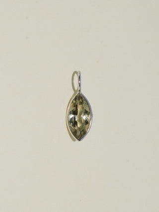 Seaslug Zultanite Marquise Cut Charm in White 14k Gold