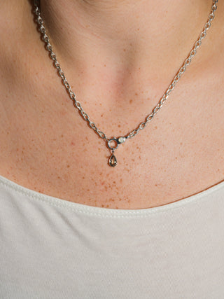 KelpJuice Zultanite Teardrop Cut Charm in White 14k Gold