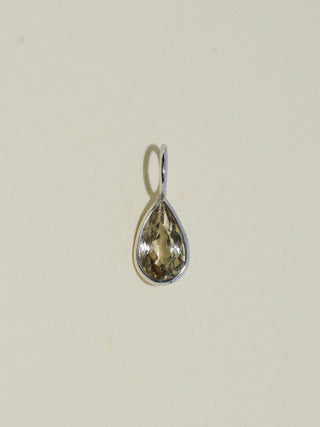 KelpJuice Zultanite Teardrop Cut Charm in White 14k Gold