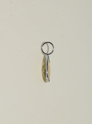Kale Zultanite Teardrop Cut Charm in White 14k Gold