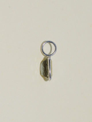 Fresh Cut Zultanite Cushion Cut Charm in White 14k Gold