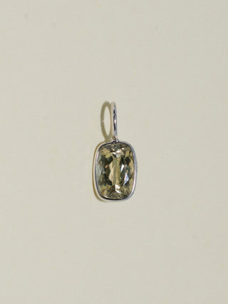 Fresh Cut Zultanite Cushion Cut Charm in White 14k Gold