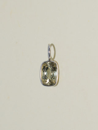 Fresh Cut Zultanite Cushion Cut Charm in White 14k Gold