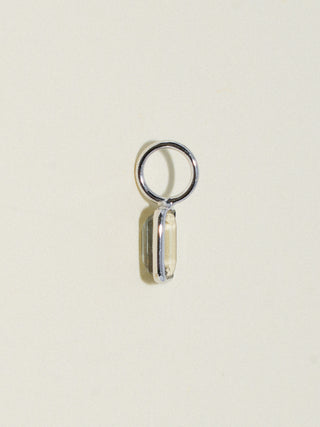 You Are a Gift Zultanite Cushion Cut Charm in White 14k Gold